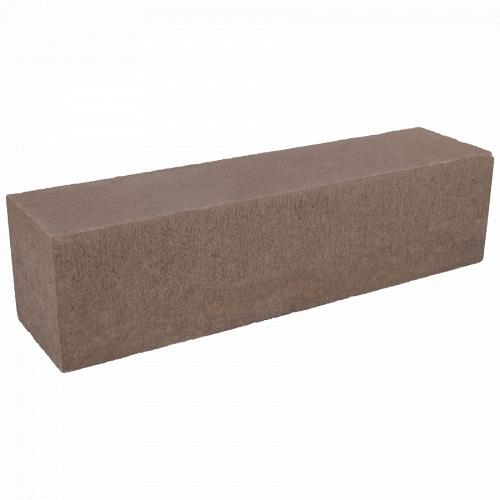 Muurblok strak taupe 15x15x60 cm (E)
