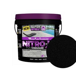 Gator Nitro X fijn Zwart voegmortel 12,5 kg emmer