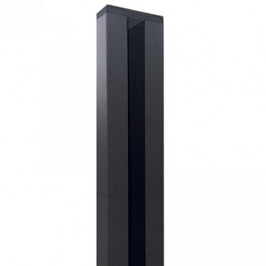 Aluminium muurprofiel Antraciet 7016
