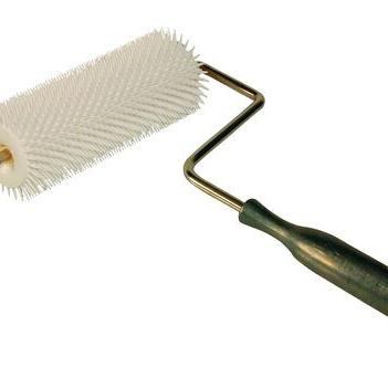 Super Prof, ontluchtingsroller, 180 mm kompleet met eenzijdige beugel stekellengte 31 mm