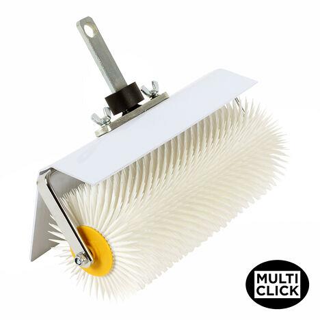 Super Prof, Multi Click, ontluchtingsroller, 250 mm kompleet met tweezijdige beugel stekellengte 31