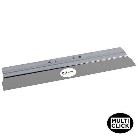 Super Prof, Multi Click wand/vloerschraperblad aluminium,,380x0,4 mm RVS