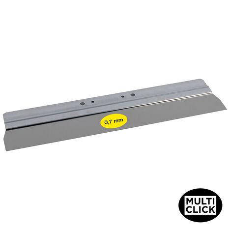 Super Prof, Multi Click wand/vloerschraperblad aluminium, 570x0,7 mm RVS