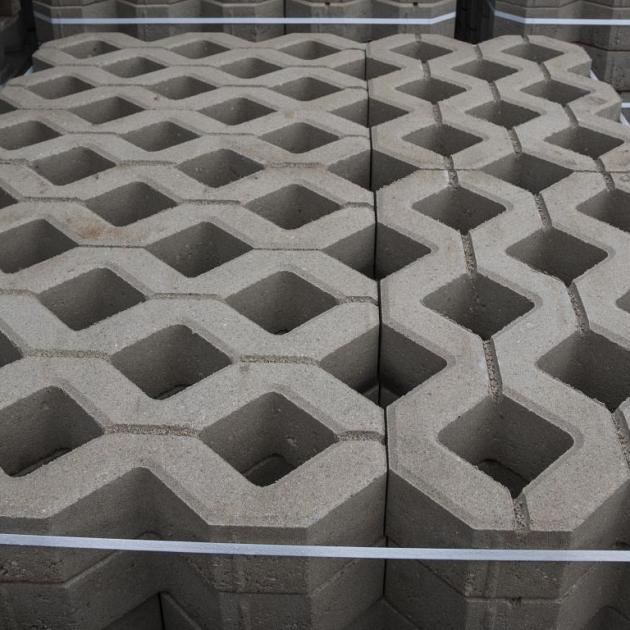 Grasbeton tegel 40x60x10 cm