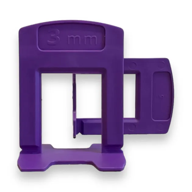 Levelling clips 3 mm. 15-25 mm. 200 st. ( Buitentegel )