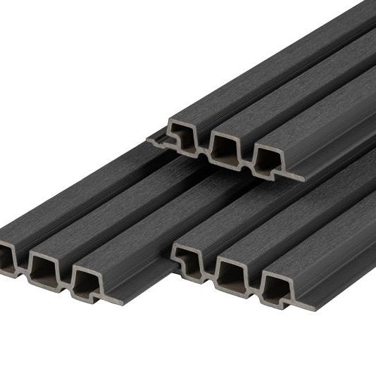 PuraTech 30 composiet triple profiel 3,3 x 17,0 x 390 cm, ebony black, fijne houtnerf ( werkbreedte 
