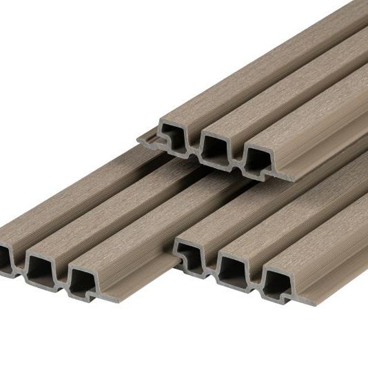 PuraTech 30 composiet triple profiel 3,3 x 17,0 x 390 cm, Light Grey, fijne houtnerf ( werkbreedte 1