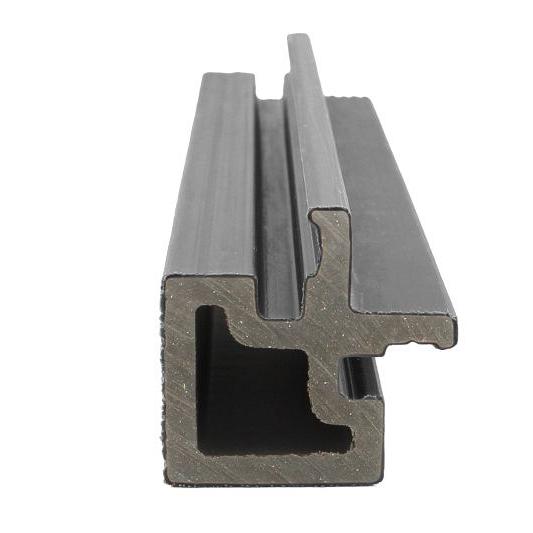 PuraTech composiet hoekprofiel 6,7x6,7x290 cm dark grey