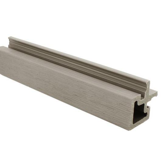 PuraTech composiet hoekprofiel 6,7x6,7x290 cm light grey