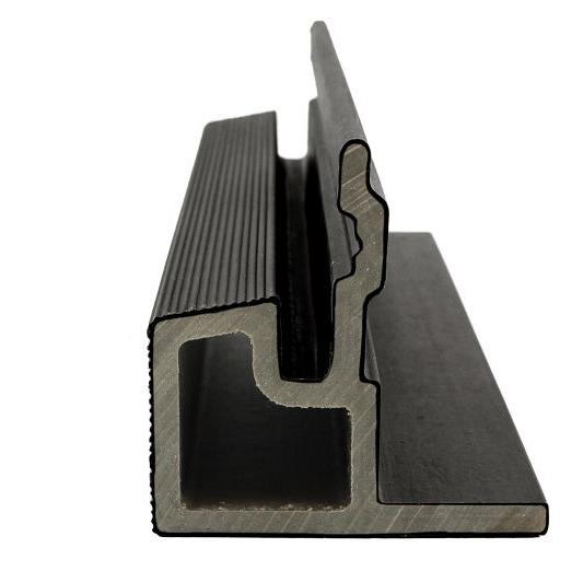 PuraTech composiet eindprofiel 5,8x5,8x290 cm ebony black