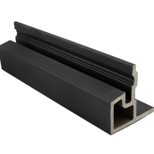 PuraTech composiet eindprofiel 5,8x5,8x290 cm ebony black