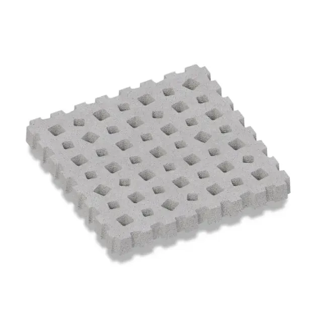 Oud Hollands Weave 100x100x10 cm - Grijs