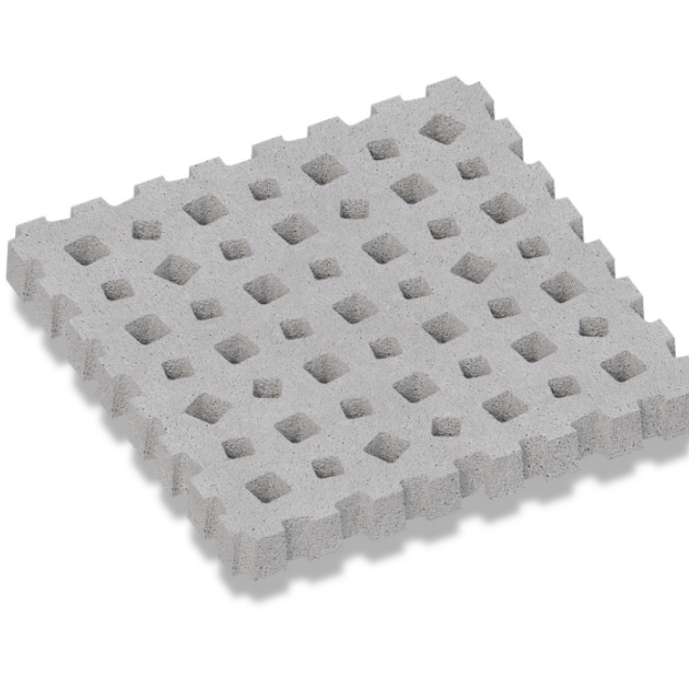 Oud Hollands Weave 100x100x10 cm - Antraciet