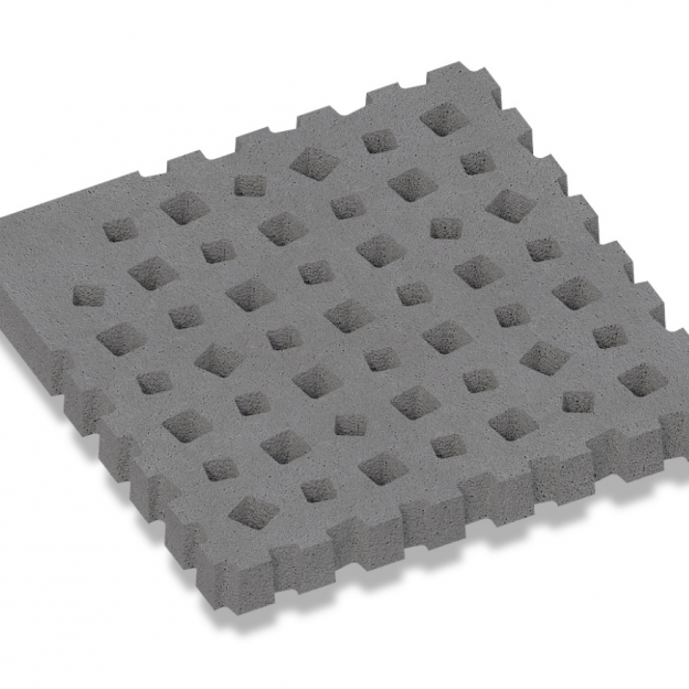 Oud Hollands Weave Binnenhoek 100x100x10 cm - Antraciet