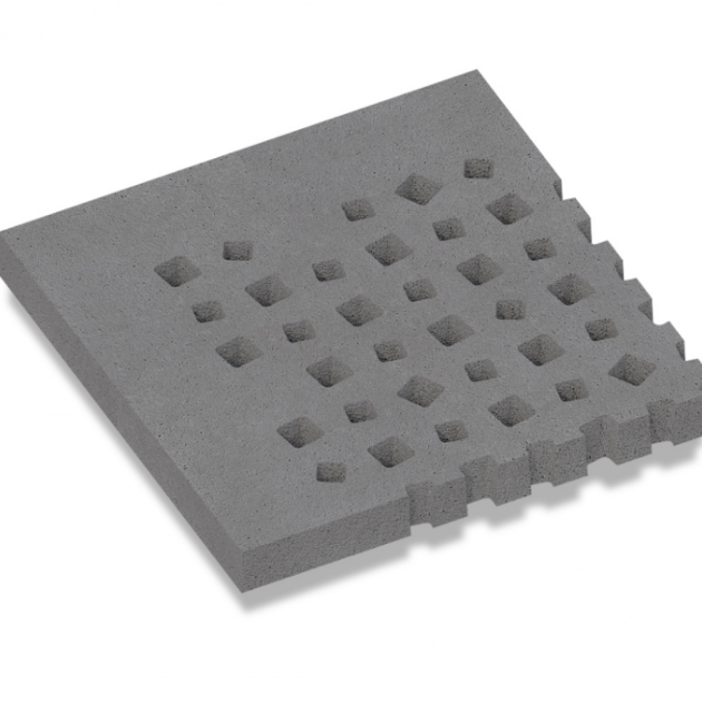 Oud Hollands Weave Buitenhoek 100x100x10 cm - Antraciet