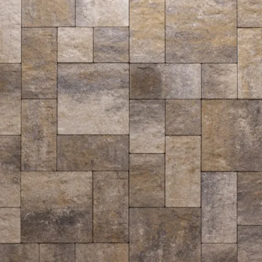 Alp.X0.002 - klein wildverb. 6 cm - geel - antraciet gemêleerd