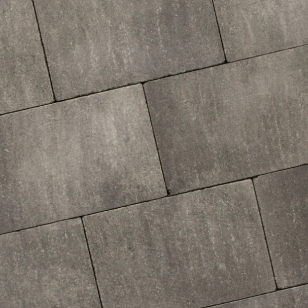 Alp.X1.103 -  15x15x5 cm antique - zwart-grijs gemêleerd