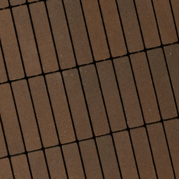 Alp.X1.107 -  19x5,5x8 cm aqua - bruin gemêleerd