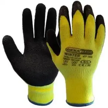 Winterhandschoen XL zwart-geel - per paar