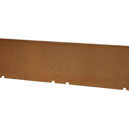 Kantopsluiting Single 300x27,7 cm - Cortenstaal
