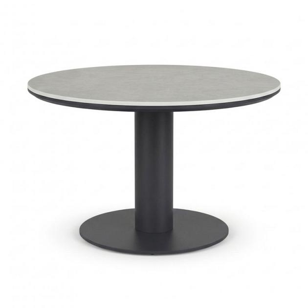 Porto - Ronde dining tuintafel Ø 130 cm Antraciet