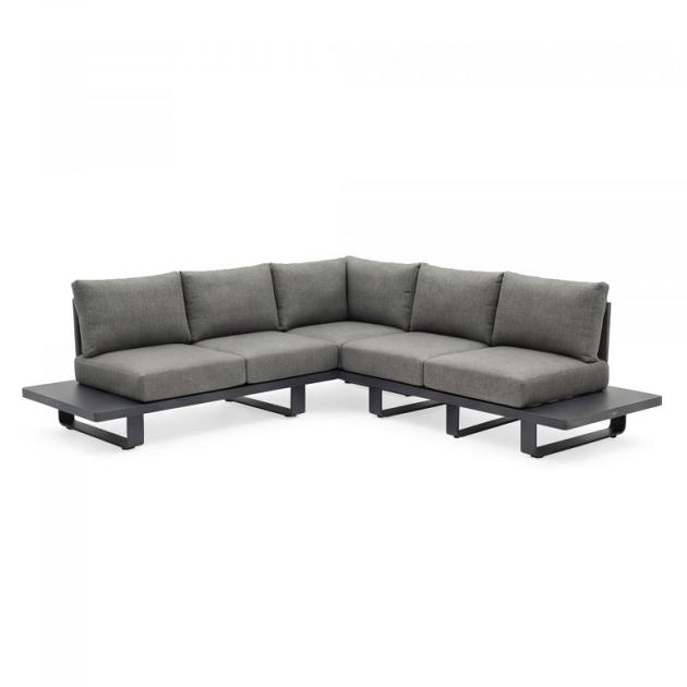 Porto - Loungeset 2,5-zits Antraciet