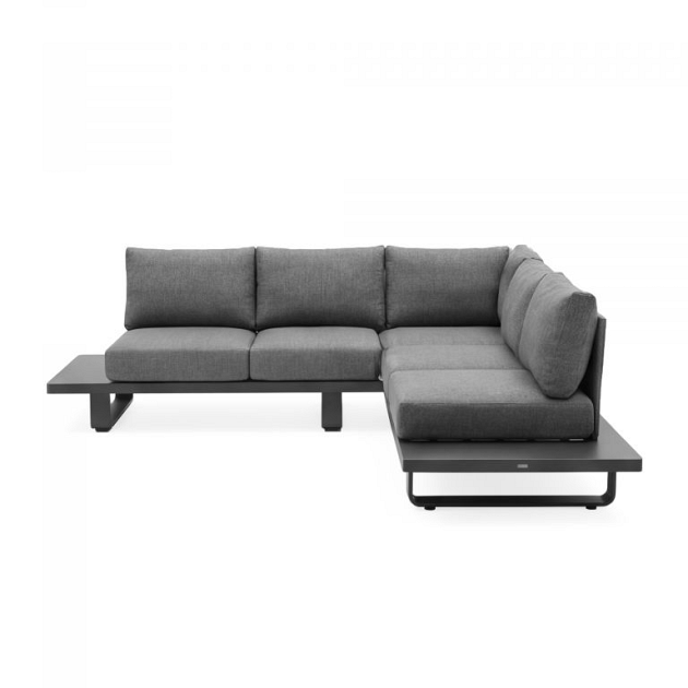 Porto - Loungeset 2,5-zits Antraciet