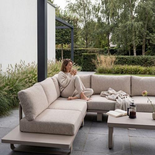 Porto - Loungeset 2,5-zits Zand