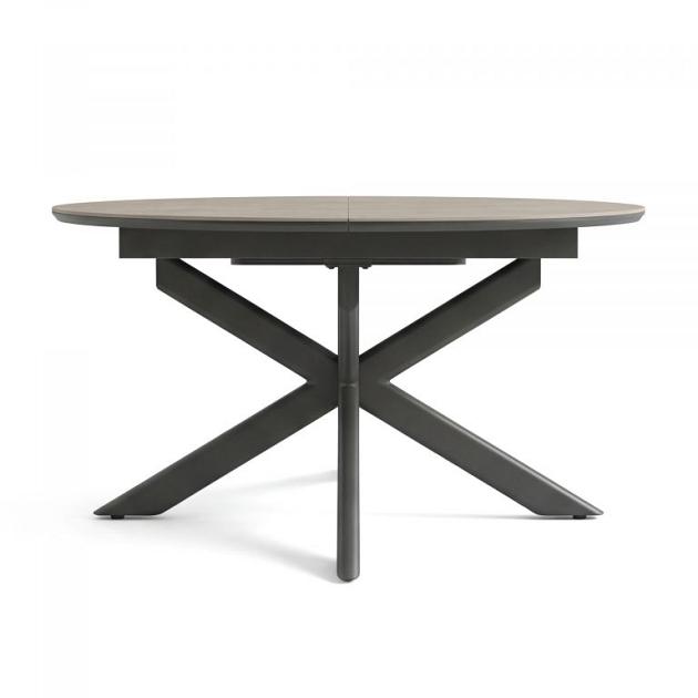 Fellow - Uitschuifbare eettafel 145/200x145x75 cm Antraciet