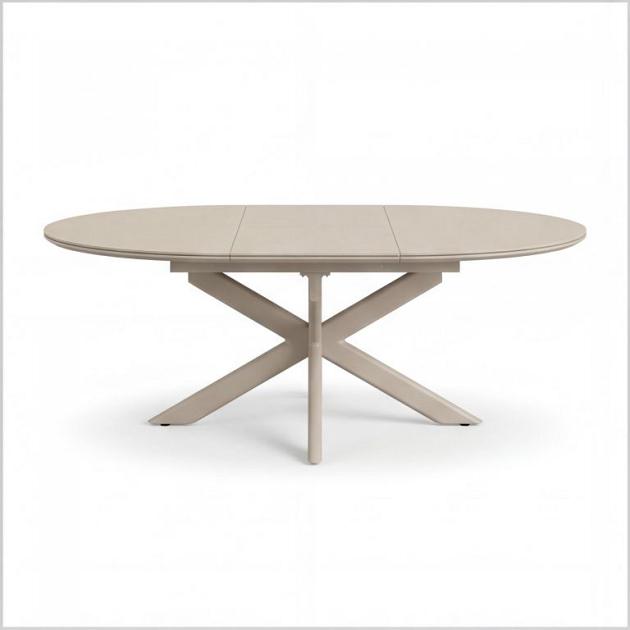 Fellow - Uitschuifbare eettafel 145/200x145x75 cm Zand