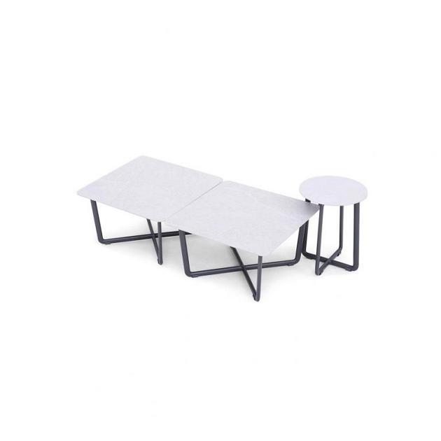 Fellow - Bijzettafel set van 3 Antraciet