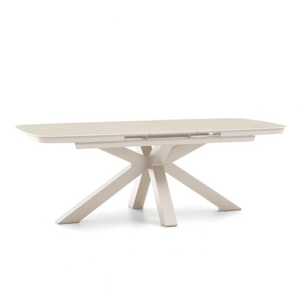 Torino - Uitschuifbare eettafel 180/220x100 cm Zand