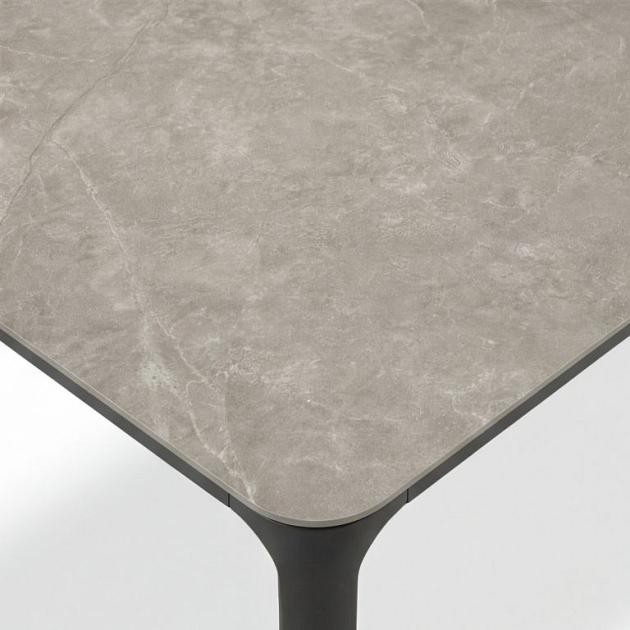 Belfort - Rechthoekige eettafel 210x90 cm Antraciet