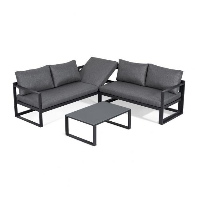 Paros - Loungeset Antraciet