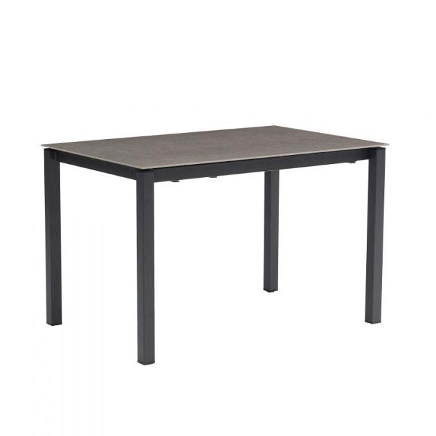 Palazzo - Uitschuifbare eettafel 120/160-200x80 cm Antraciet
