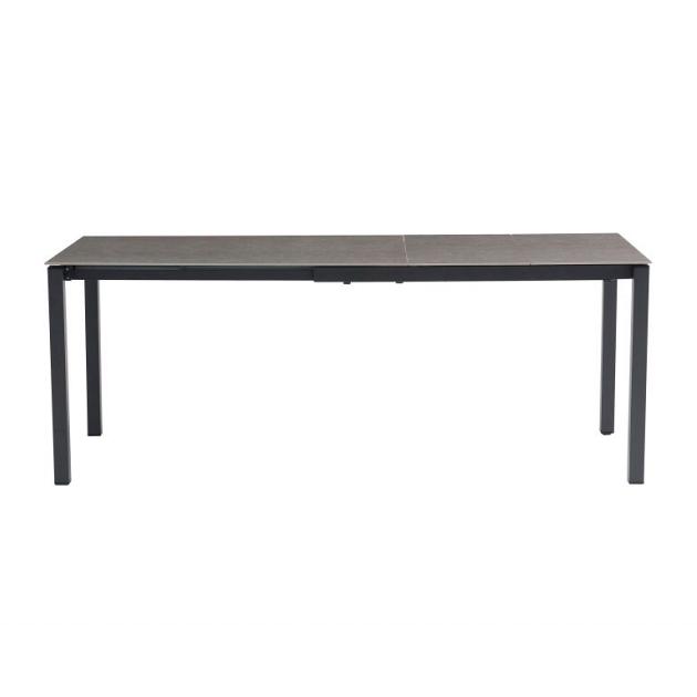 Palazzo - Uitschuifbare eettafel 120/160-200x80 cm Antraciet