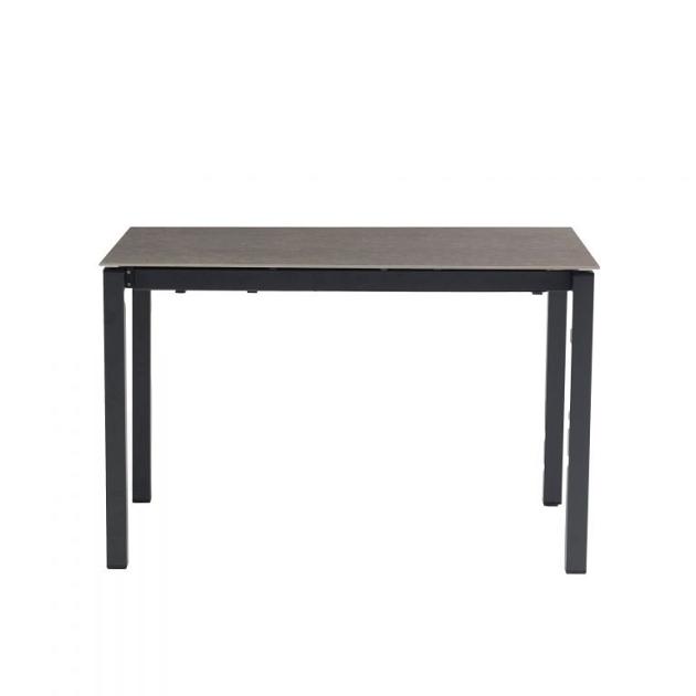 Palazzo - Uitschuifbare eettafel 120/160-200x80 cm Antraciet