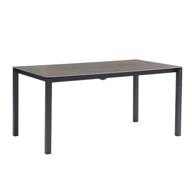Palazzo - Uitschuifbare eettafel 160/210x90 cm Antraciet