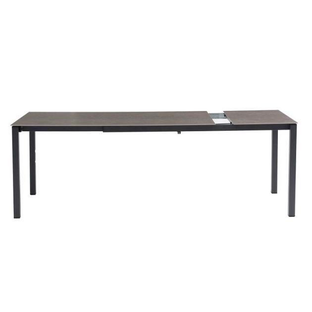 Palazzo - Uitschuifbare eettafel 160/210x90 cm Antraciet