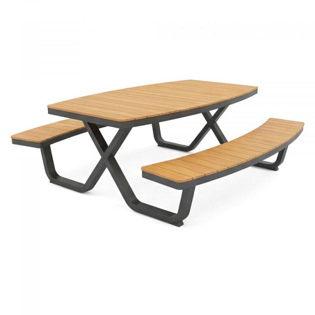 Buddy - Picknicktafel  Polywood - Zwart