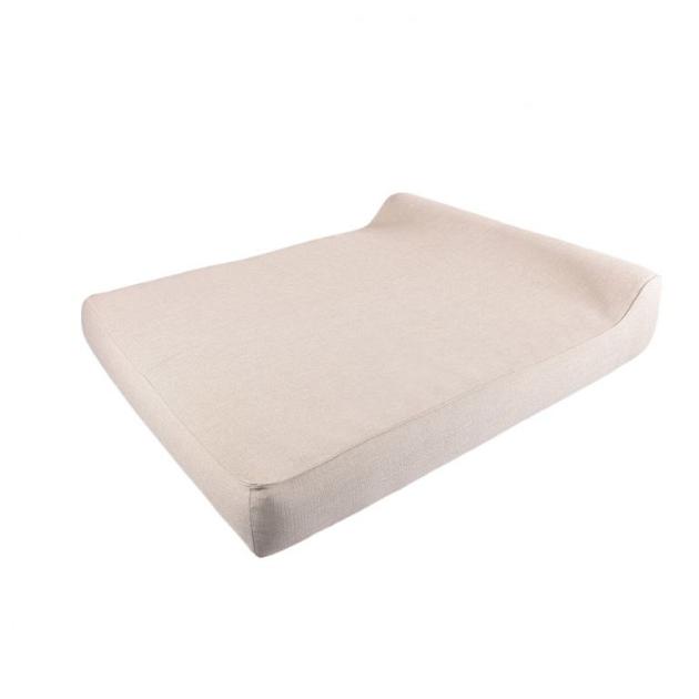 Twin - Opblaasbare twin lounger met lage rugleuning Zand