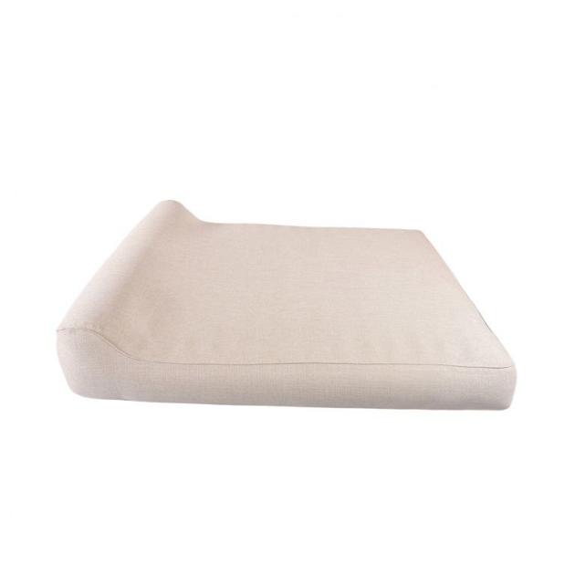 Twin - Opblaasbare twin lounger met lage rugleuning Zand