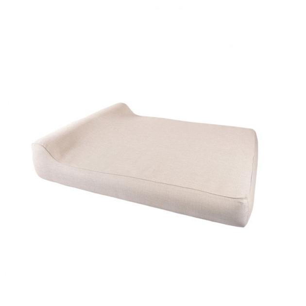 Twin - Opblaasbare twin lounger met lage rugleuning Zand