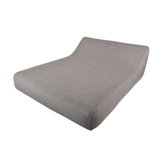 Lounge - Opblaasbaar 2-persoons ligbed met hoge rugleuning Antraciet