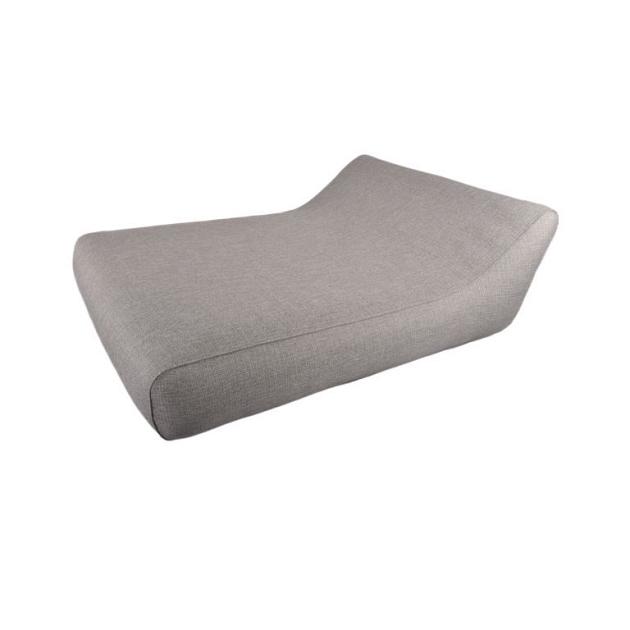 Lounge - Opblaasbaar 2-persoons ligbed met hoge rugleuning Antraciet