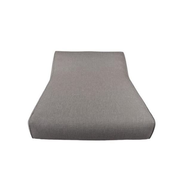 Lounge - Opblaasbaar 2-persoons ligbed met hoge rugleuning Antraciet