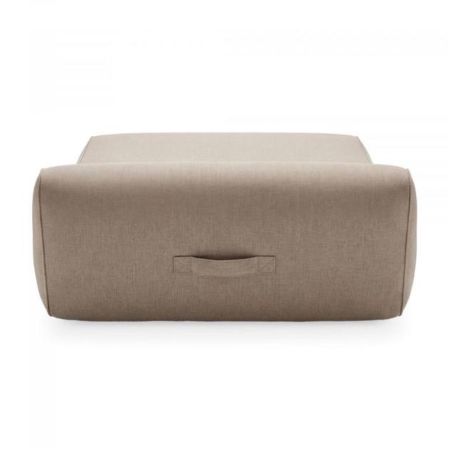 Lounge - Opblaasbaar 2-persoons ligbed met hoge rugleuning Zand