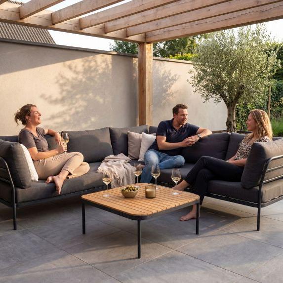 Bordeaux - Loungeset Antraciet