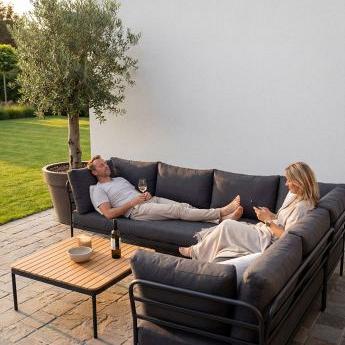 Bordeaux - Loungeset Antraciet