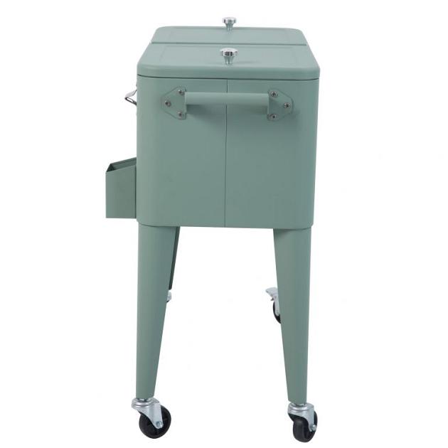 Icy - Koelbox met wieltjes Groen